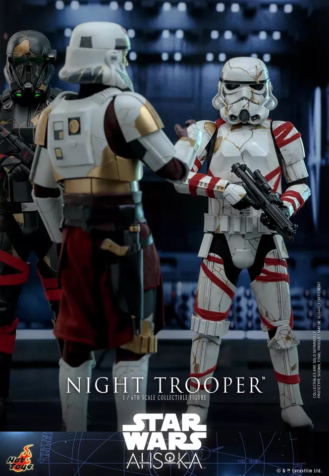 Hot Toys TMS121 Star Wars Ahsoka Night Trooper 1/6 Action Figure