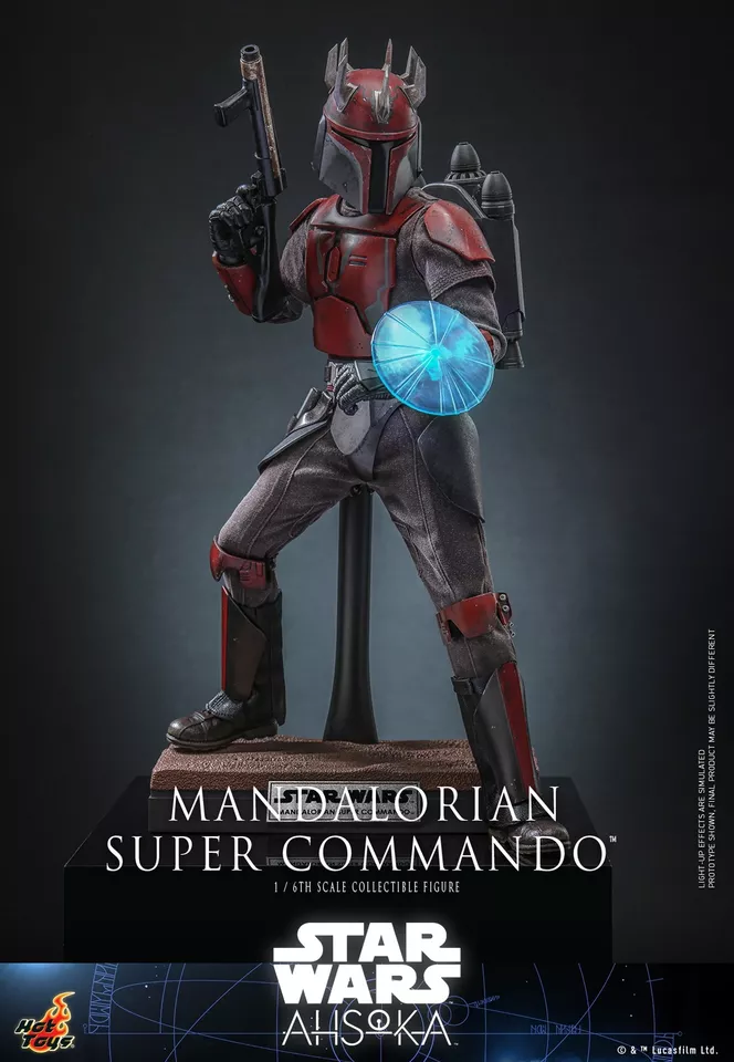 Hot Toys TMS127 Star Wars Ahsoka Mandalorian Super Commando 1/6 Figure
