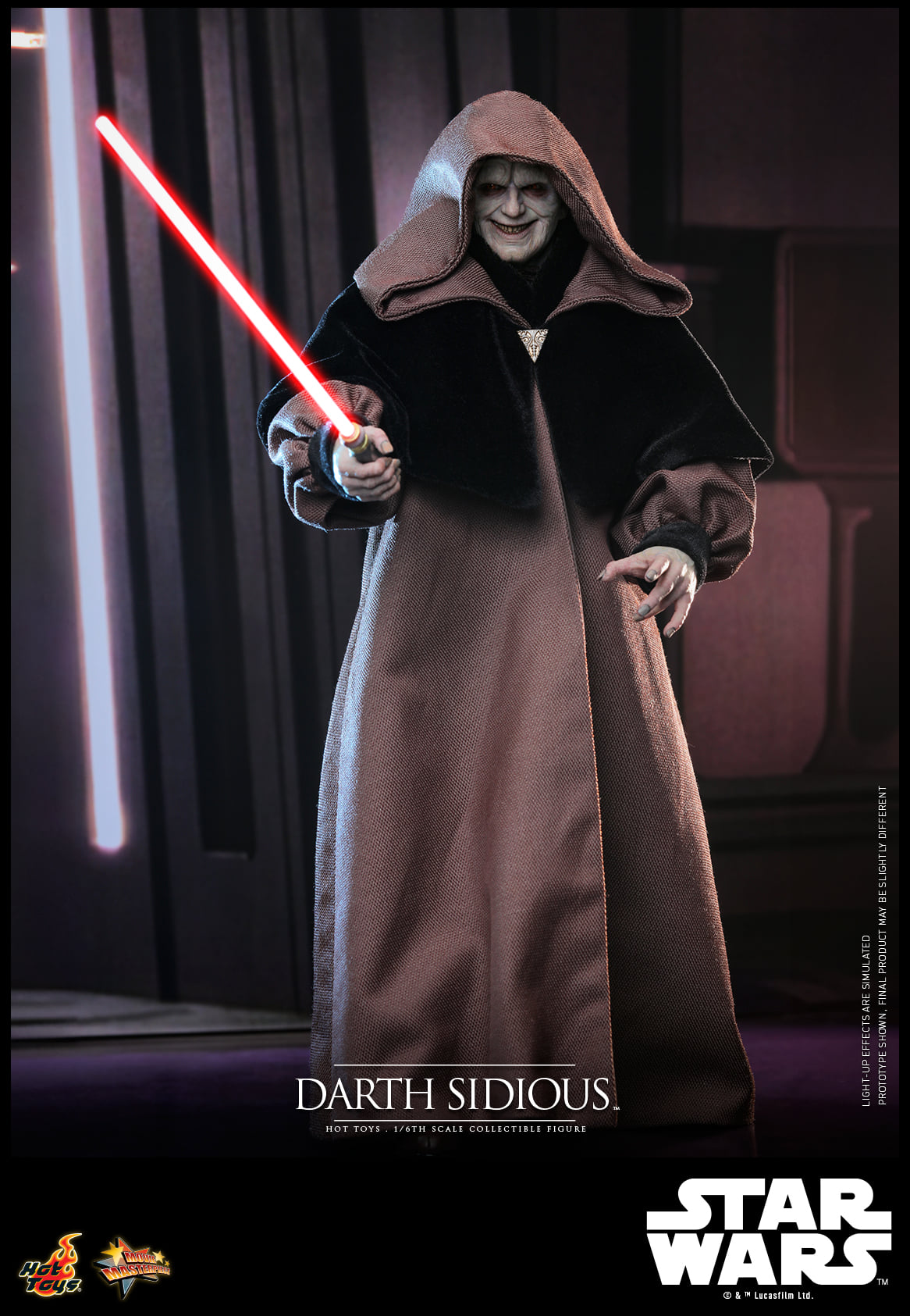 Pre-Order! Hot Toys Darth Sidious MMS745 1/6 Star Wars Revenge of the Sith toy