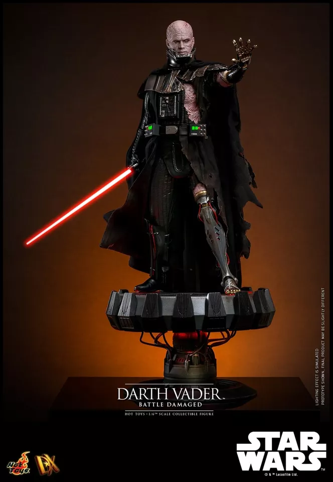 Pre-Order! Hot Toys DX44 1/6 Star Wars Darth Vader Action Figure Battle Damaged