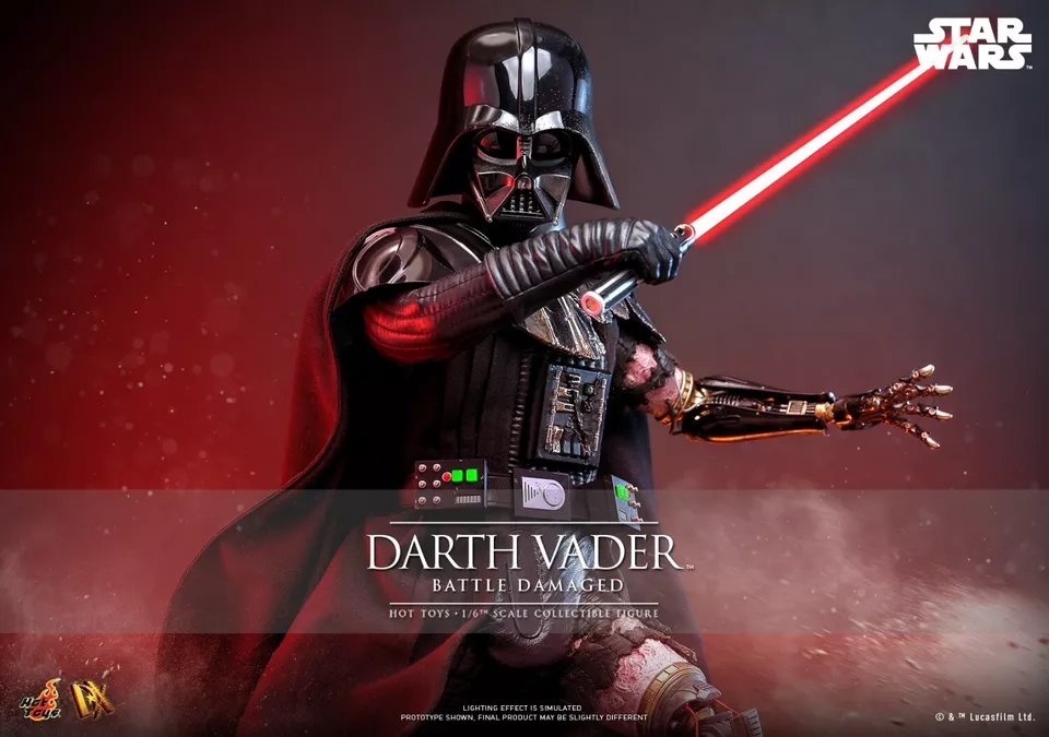 Pre-Order! Hot Toys DX44 1/6 Star Wars Darth Vader Action Figure Battle Damaged