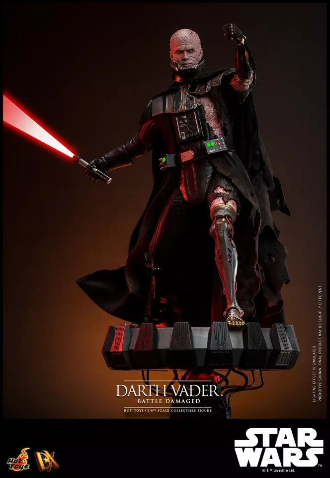 Pre-Order! Hot Toys DX44 1/6 Star Wars Darth Vader Action Figure Battle Damaged