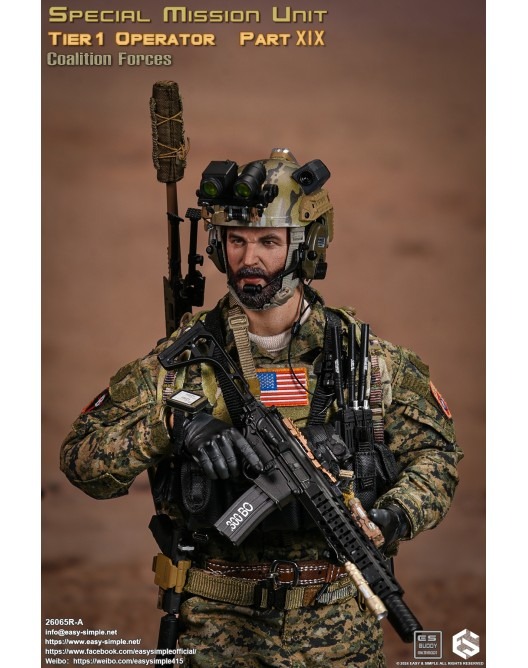 Pre-Order! Easy&Simple 26065RA 1/6 SMU Tier1 Operator Part XIX Coalition Forces  One Sixth Dime