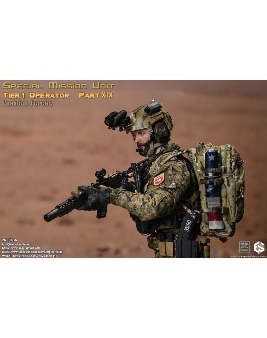 Pre-Order! Easy&Simple 26065RA 1/6 SMU Tier1 Operator Part XIX Coalition Forces  One Sixth Dime