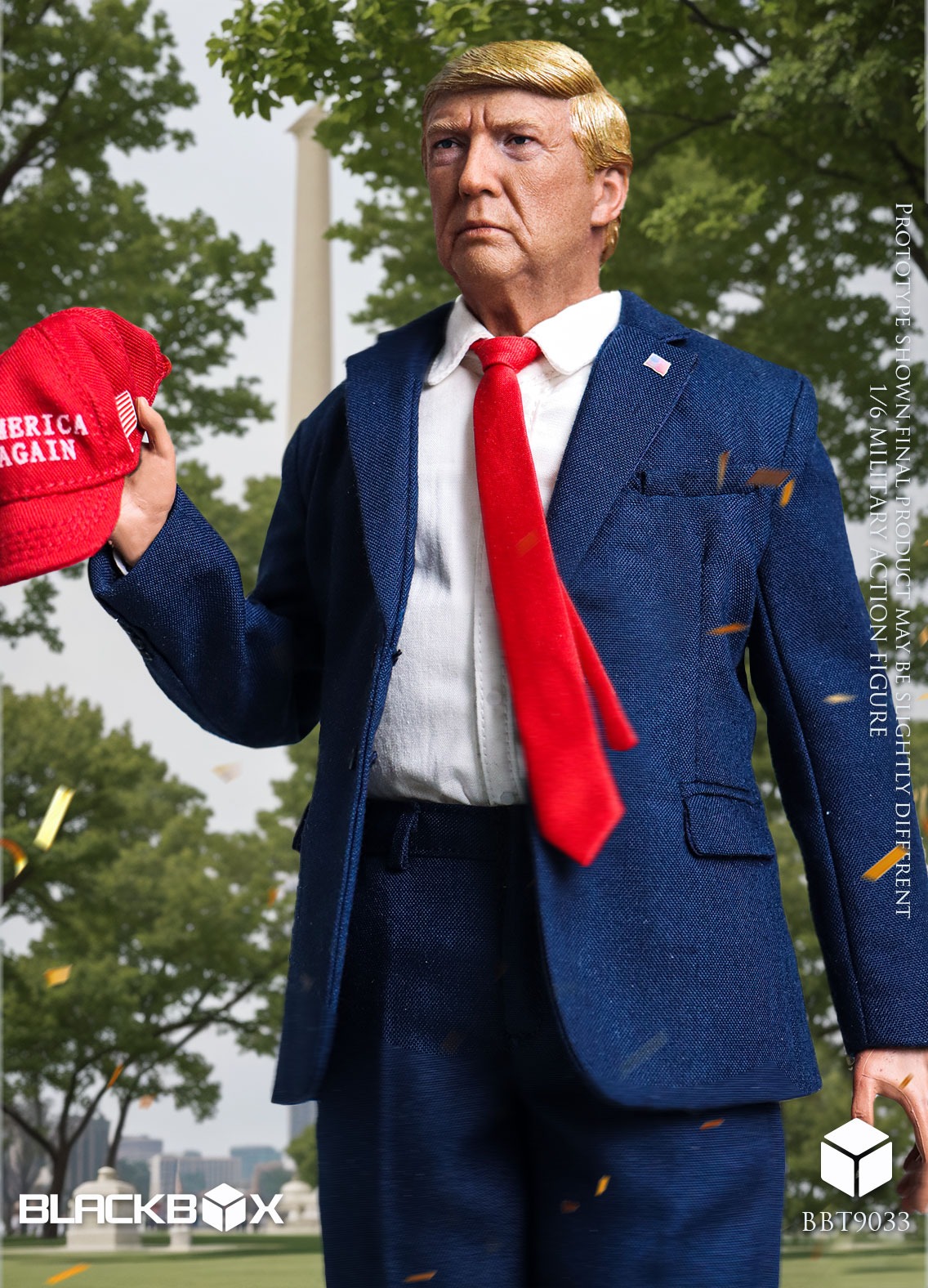 In Stock! BLACKBOXTOYS Studio - 1/6 Celebrity Series Donald Trump BBT9033B