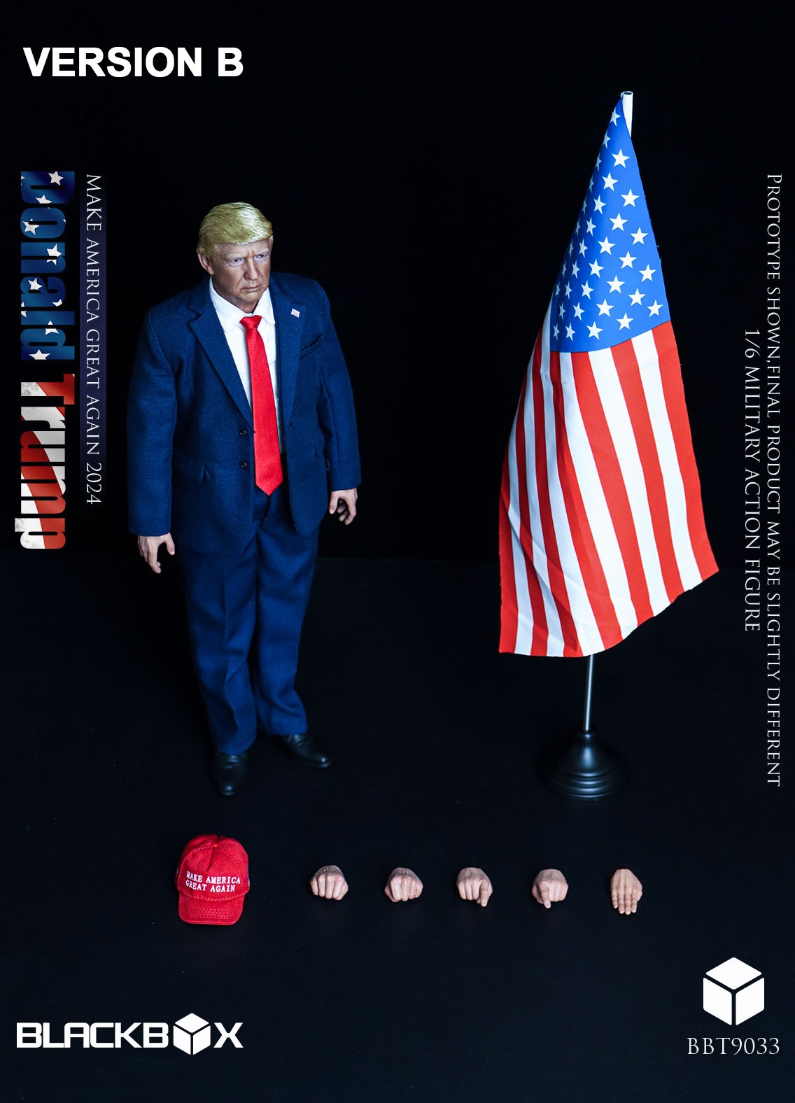 In Stock! BLACKBOXTOYS Studio - 1/6 Celebrity Series Donald Trump BBT9033B
