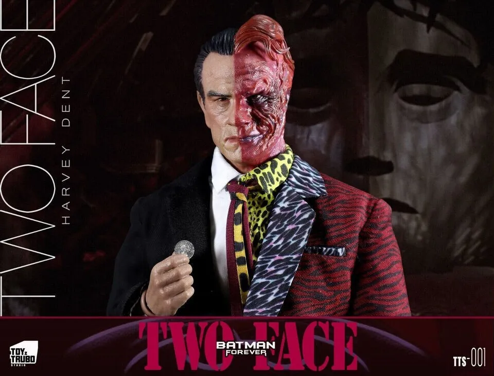 ToyzTruboStudio TTS-001 1/6 Batman Forever Two Face 12" Figure toys