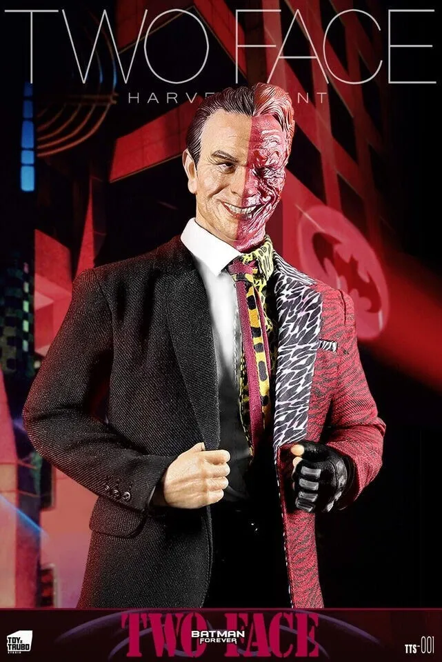 ToyzTruboStudio TTS-001 1/6 Batman Forever Two Face 12" Figure toys