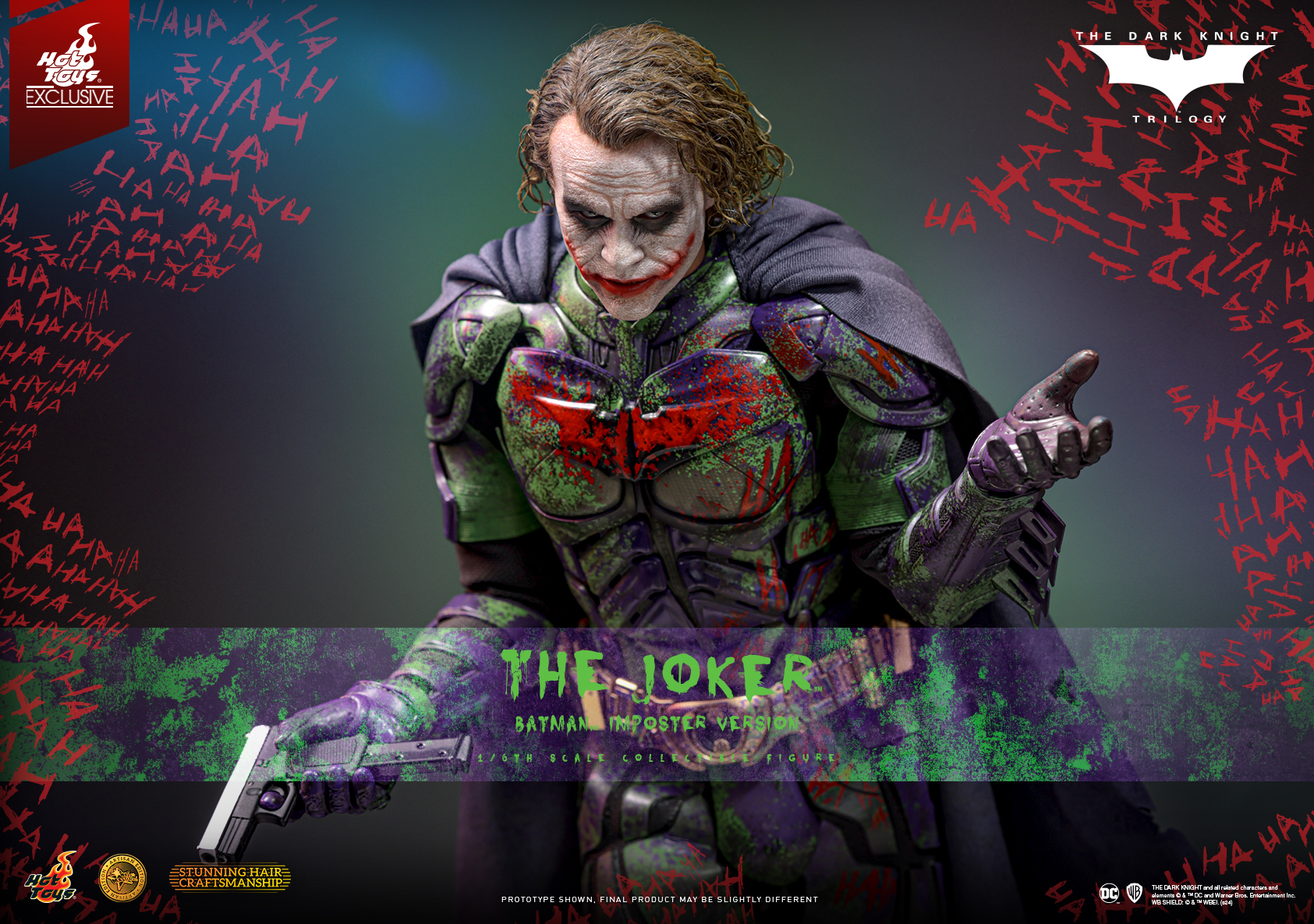 Hot Toys MMS752AE THE DARK KNIGHT Joker 1/6 Implantation Version 