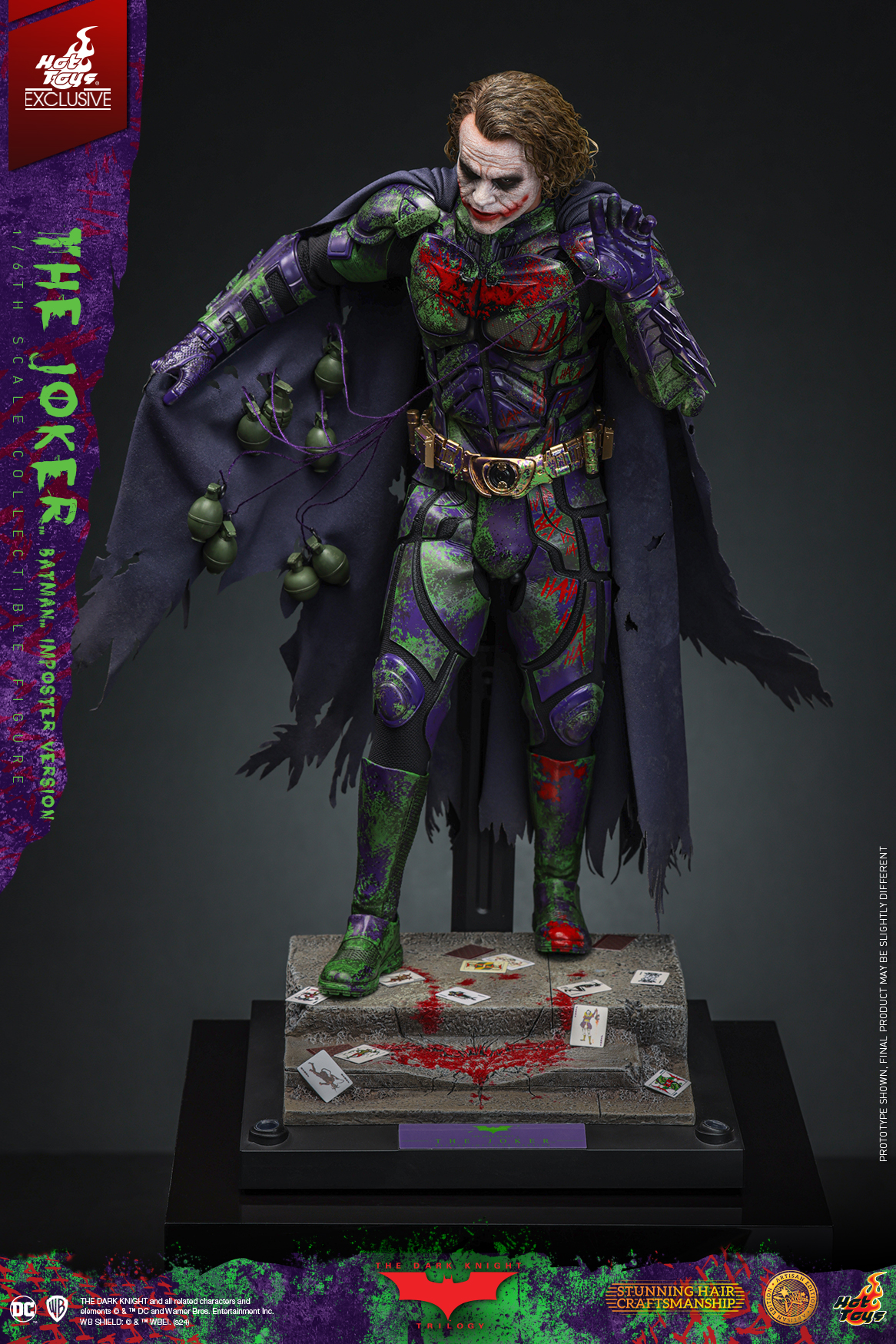 Hot Toys MMS752AE THE DARK KNIGHT Joker 1/6 Implantation Version 