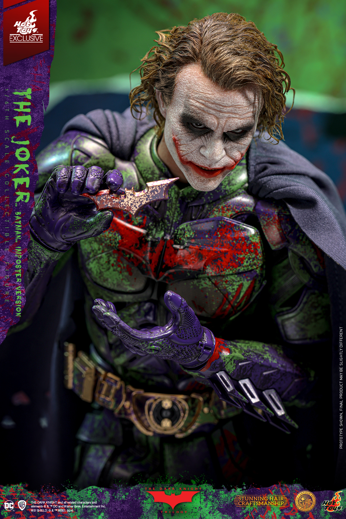 Hot Toys MMS752AE THE DARK KNIGHT Joker 1/6 Implantation Version 