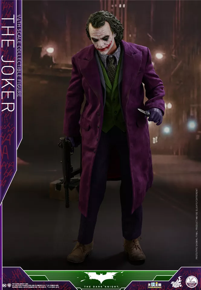 Hot Toys QS010 1/4 The Dark Knight Joker Figure Batman 