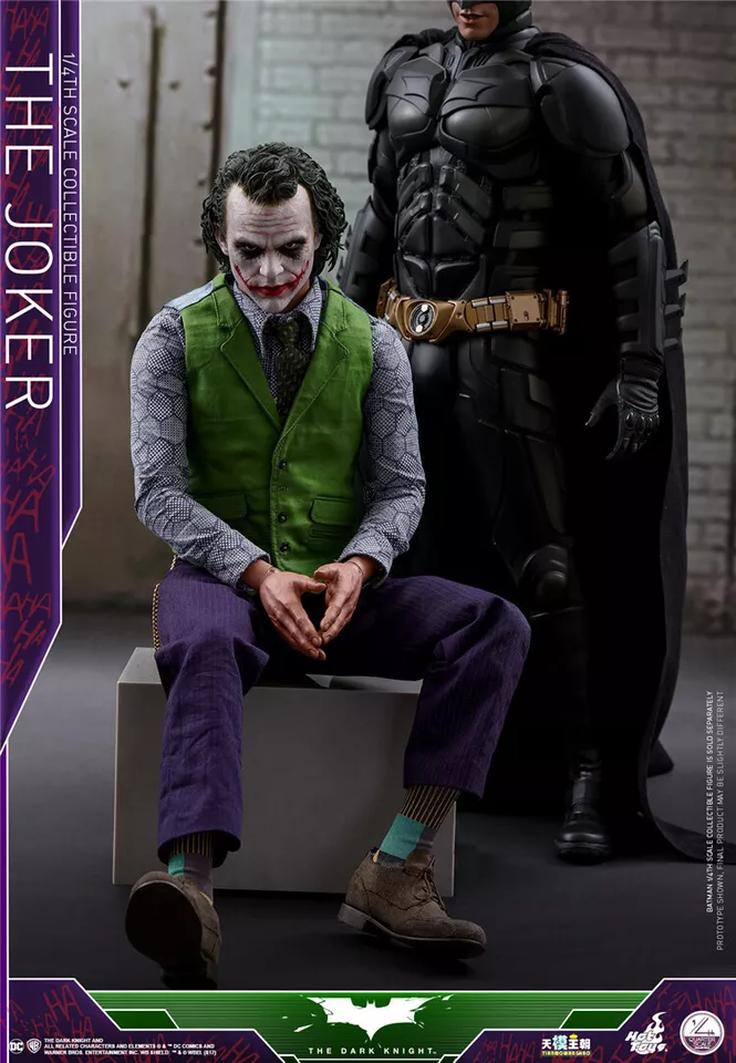 Hot Toys QS010 1/4 The Dark Knight Joker Figure Batman 
