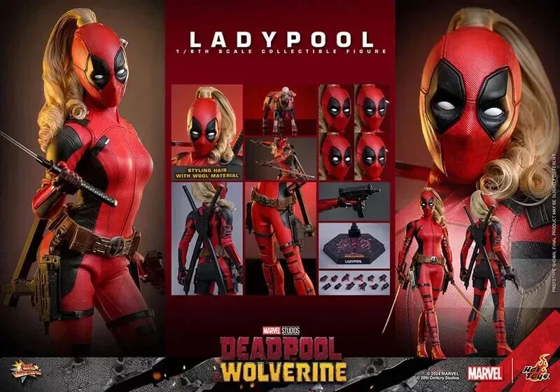 Hot Toys MMS747 LadyPool 1/6 Deadpool & Wolverine figure toy