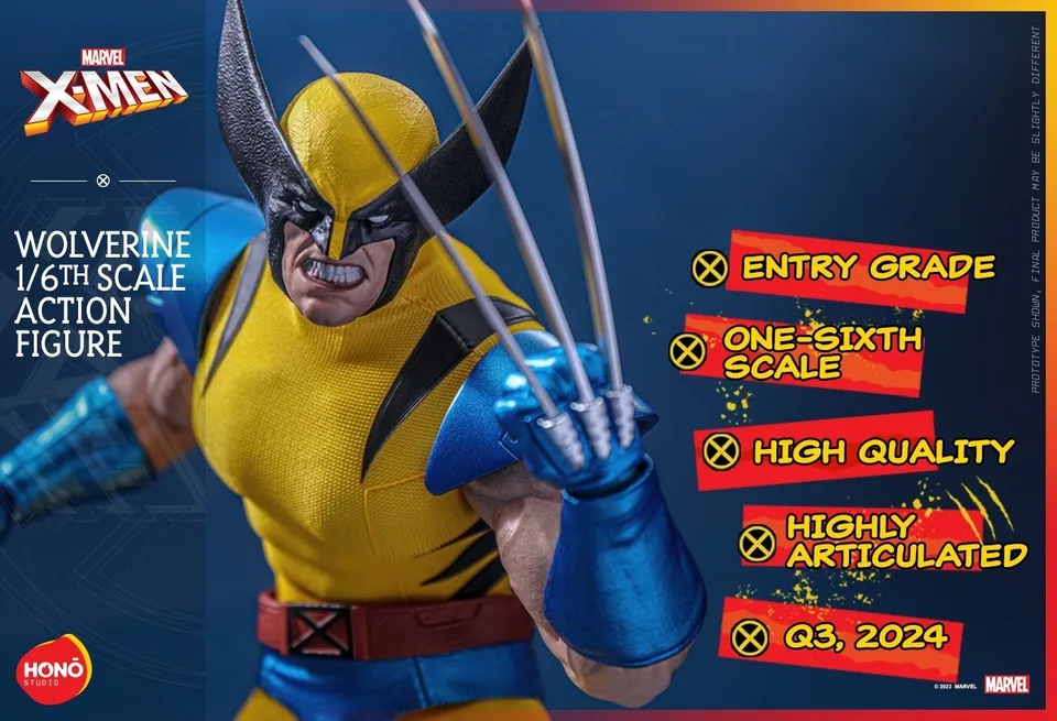 Hot Toys HONO STUDIO HS01 1/6 X-Men Wolverine Action Figure Marvel Comic Ver.