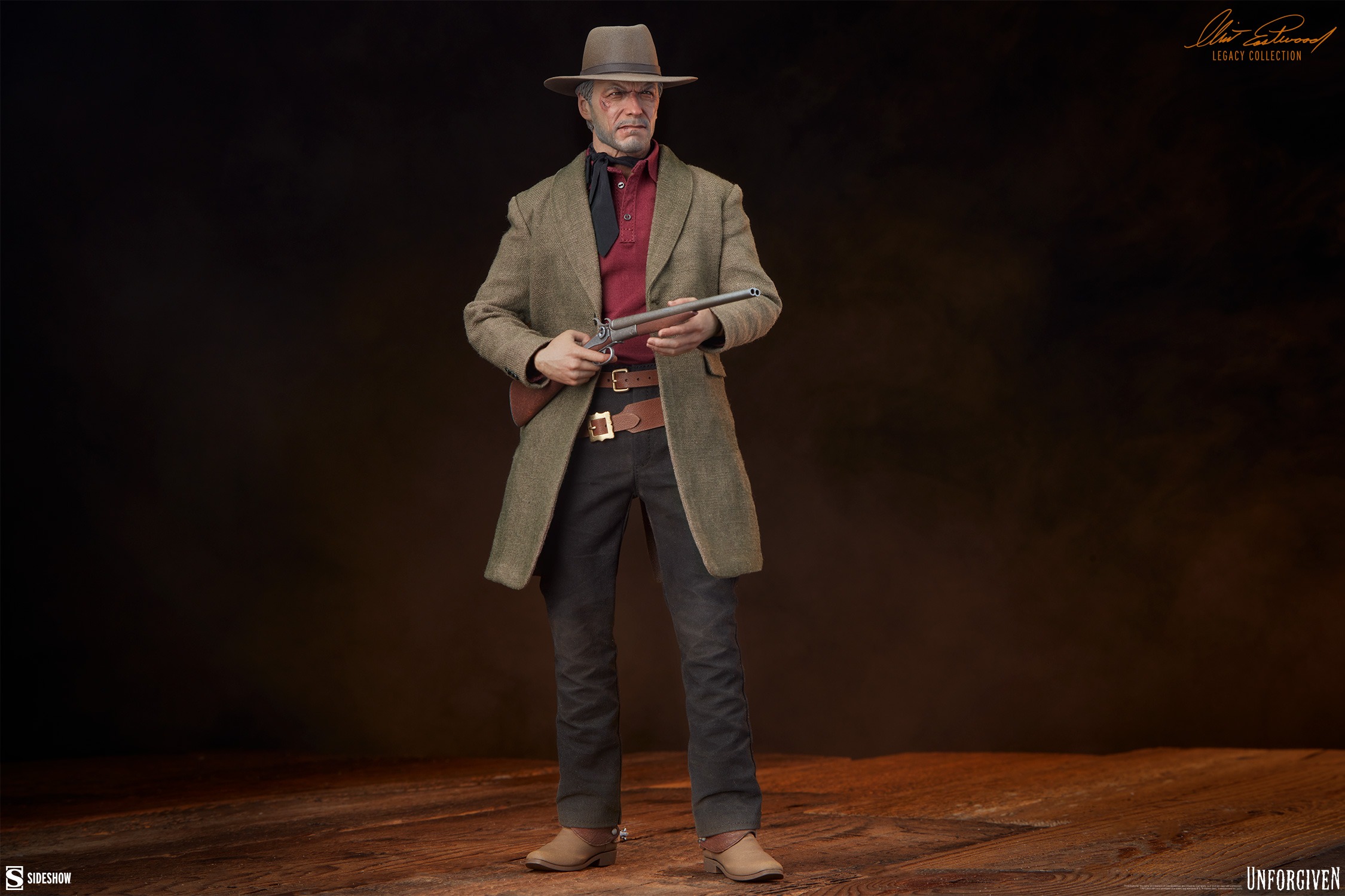 Sideshow 100478 1/6 Unforgiven William Munny Clint Eastwood Figure