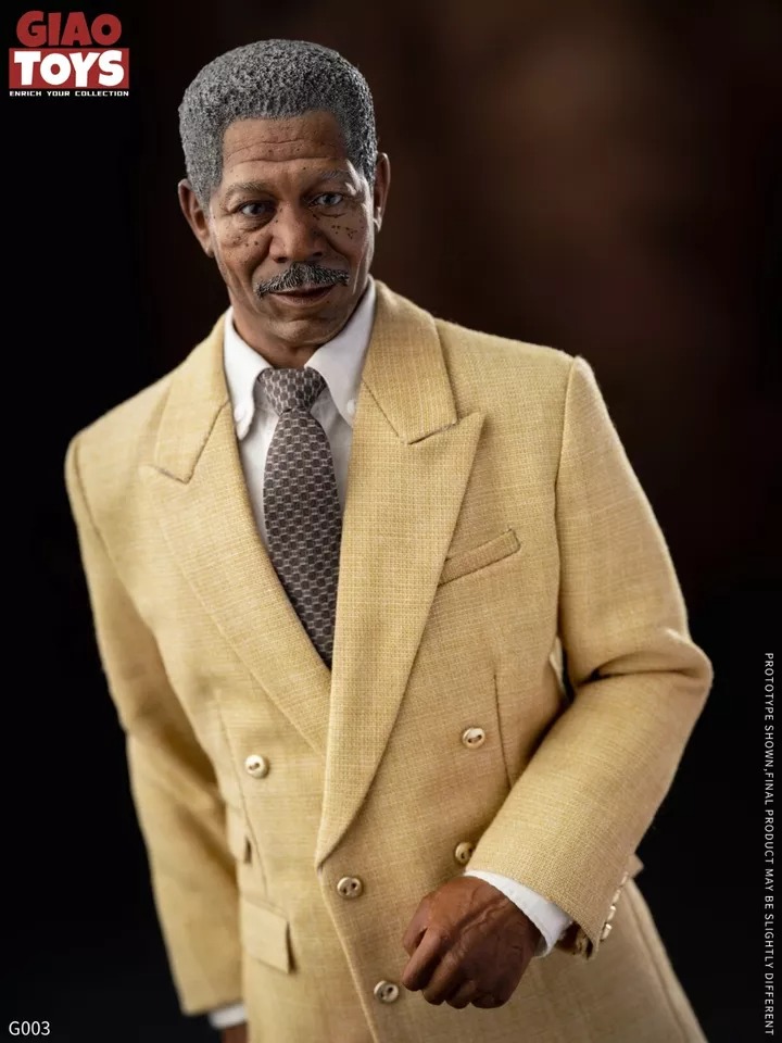 Pre-order GIAO TOYS G003 1/6 Bat Man Lucius Fox Morgan 12" Action Figure Model