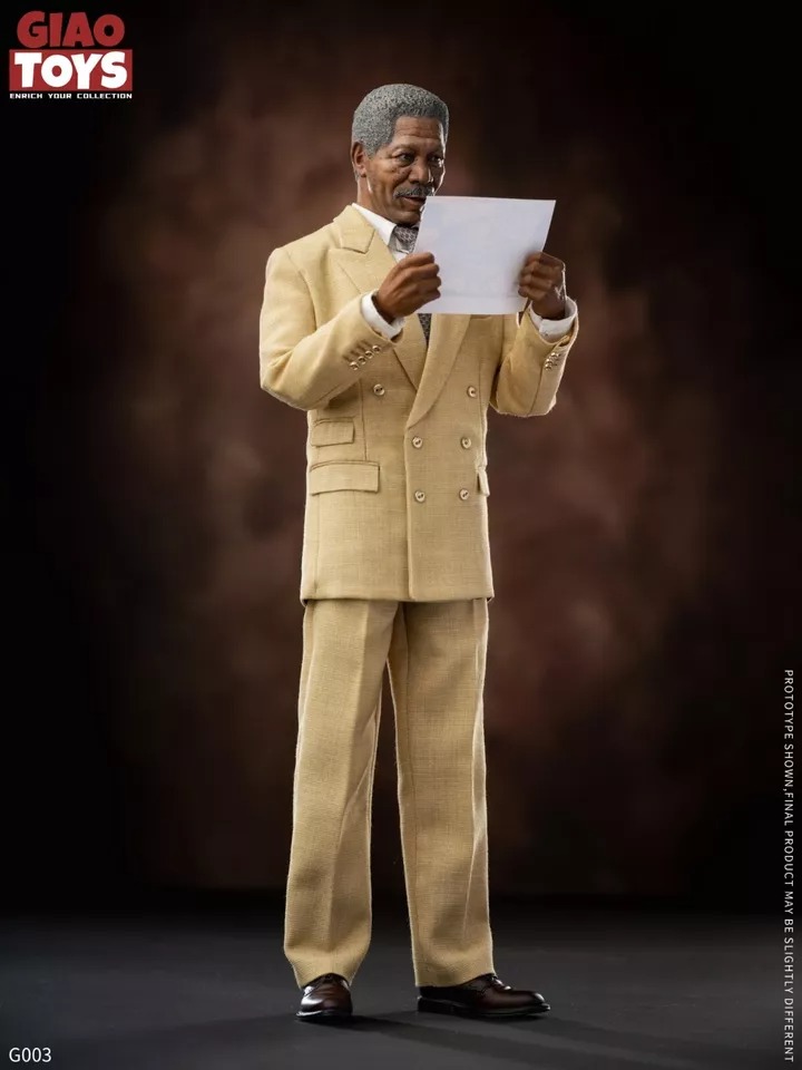 Pre-order GIAO TOYS G003 1/6 Bat Man Lucius Fox Morgan 12" Action Figure Model