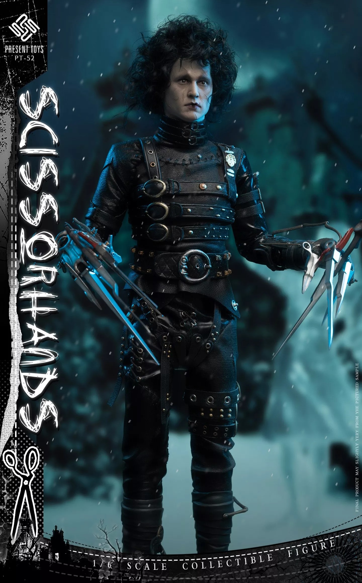 Pre-order! PRESENT TOYS PT-sp52 1/6 Edward The Robot Scissorhands Action Figure