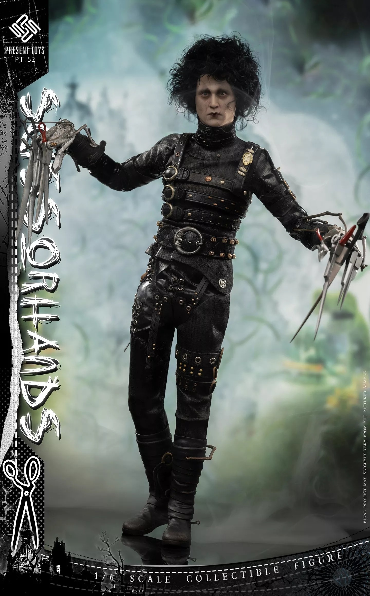 Pre-order! PRESENT TOYS PT-sp52 1/6 Edward The Robot Scissorhands Action Figure