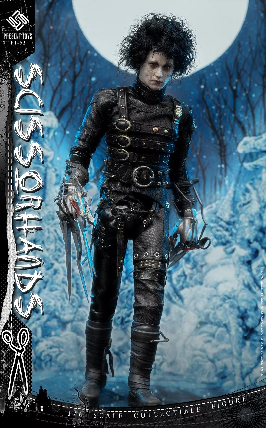 Pre-order! PRESENT TOYS PT-sp52 1/6 Edward The Robot Scissorhands Action Figure
