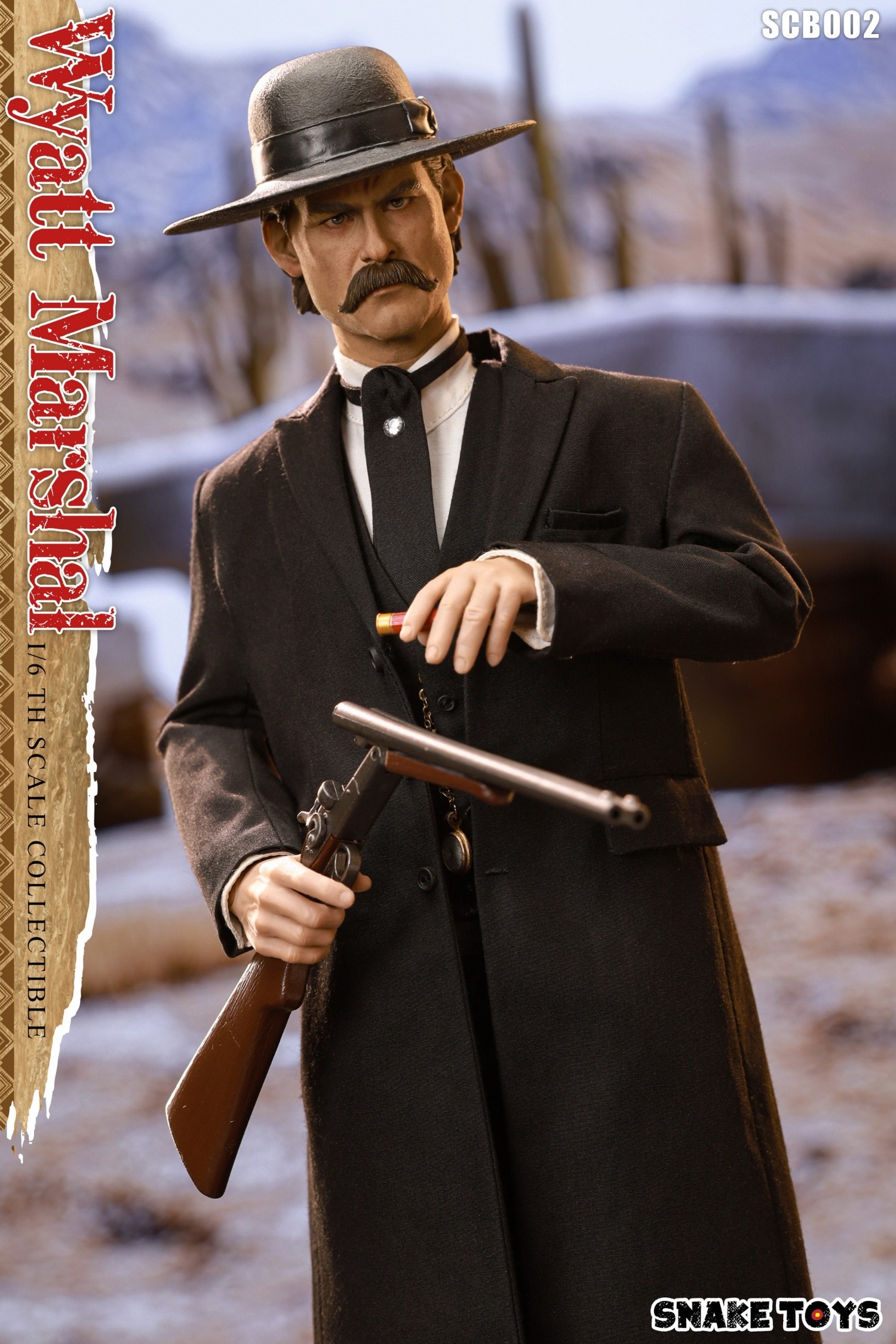 Pre-order! SNAKE TOYS SCB02 1/6 TOMBSTONE Wyatt Marshal Figure Deluxe Ver