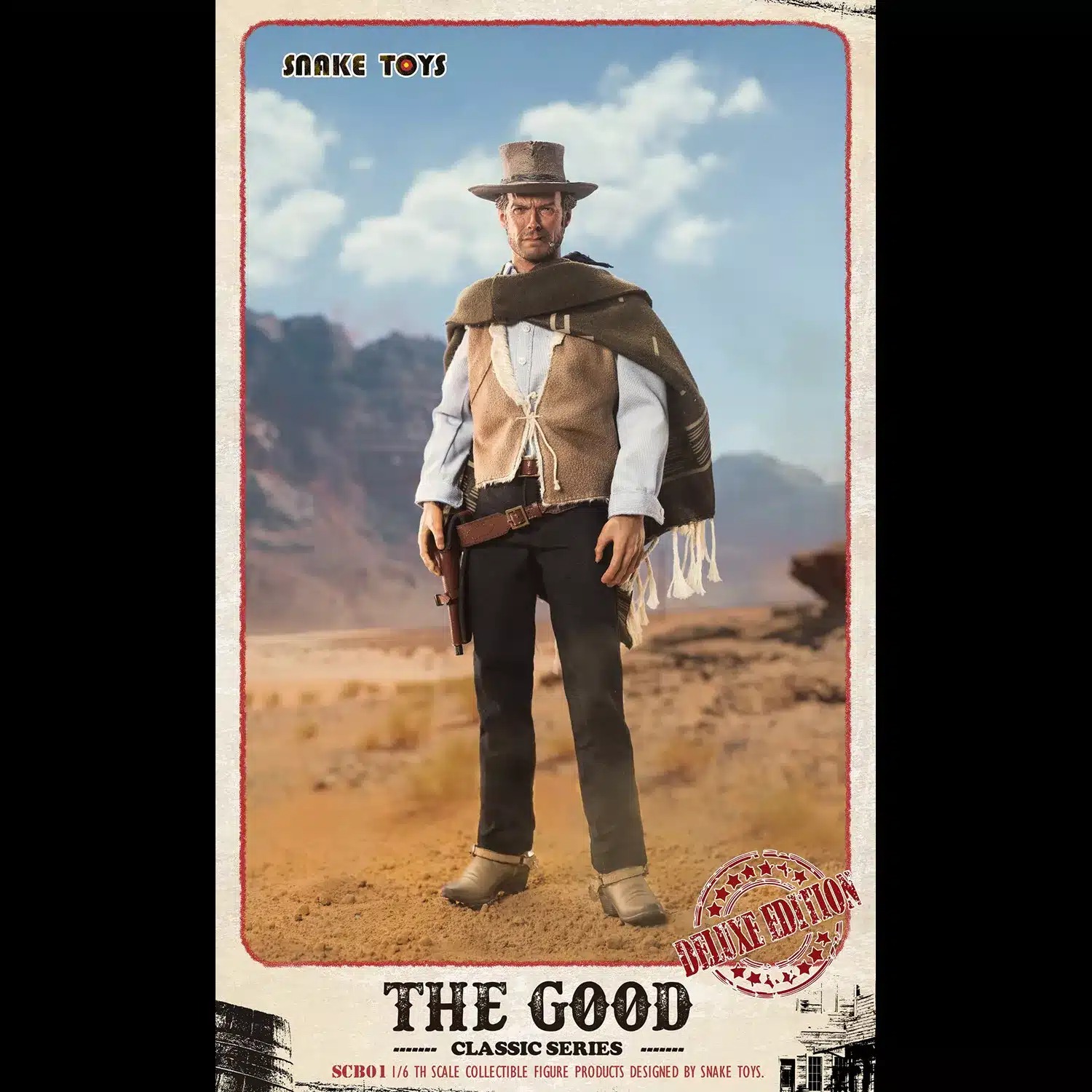 Restocking! SNAKE TOYS SCB01 1/6 THE GOOD Western Cowboy Clint Eastwood Deluxe