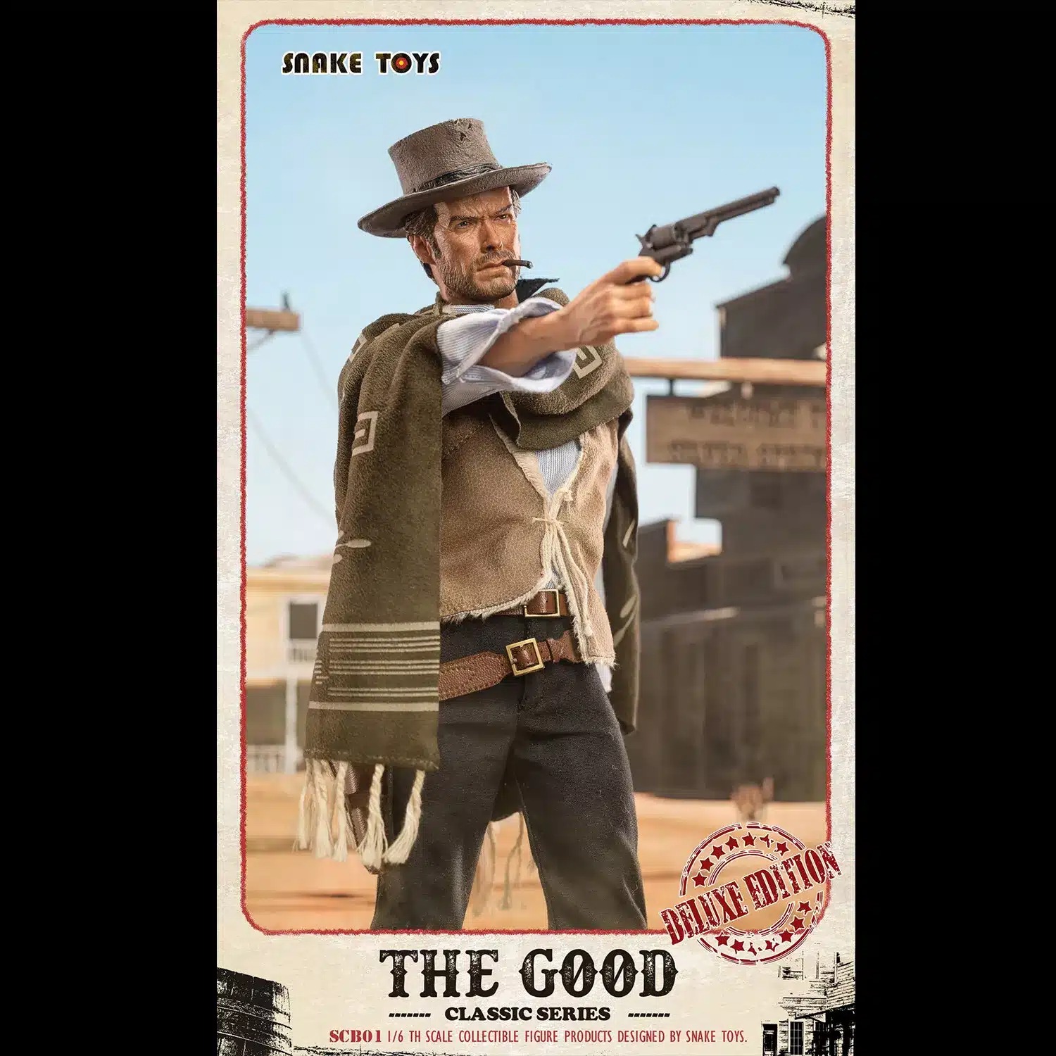 Restocking! SNAKE TOYS SCB01 1/6 THE GOOD Western Cowboy Clint Eastwood Deluxe