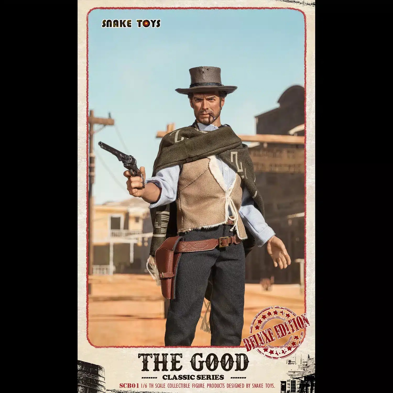 Restocking! SNAKE TOYS SCB01 1/6 THE GOOD Western Cowboy Clint Eastwood Deluxe