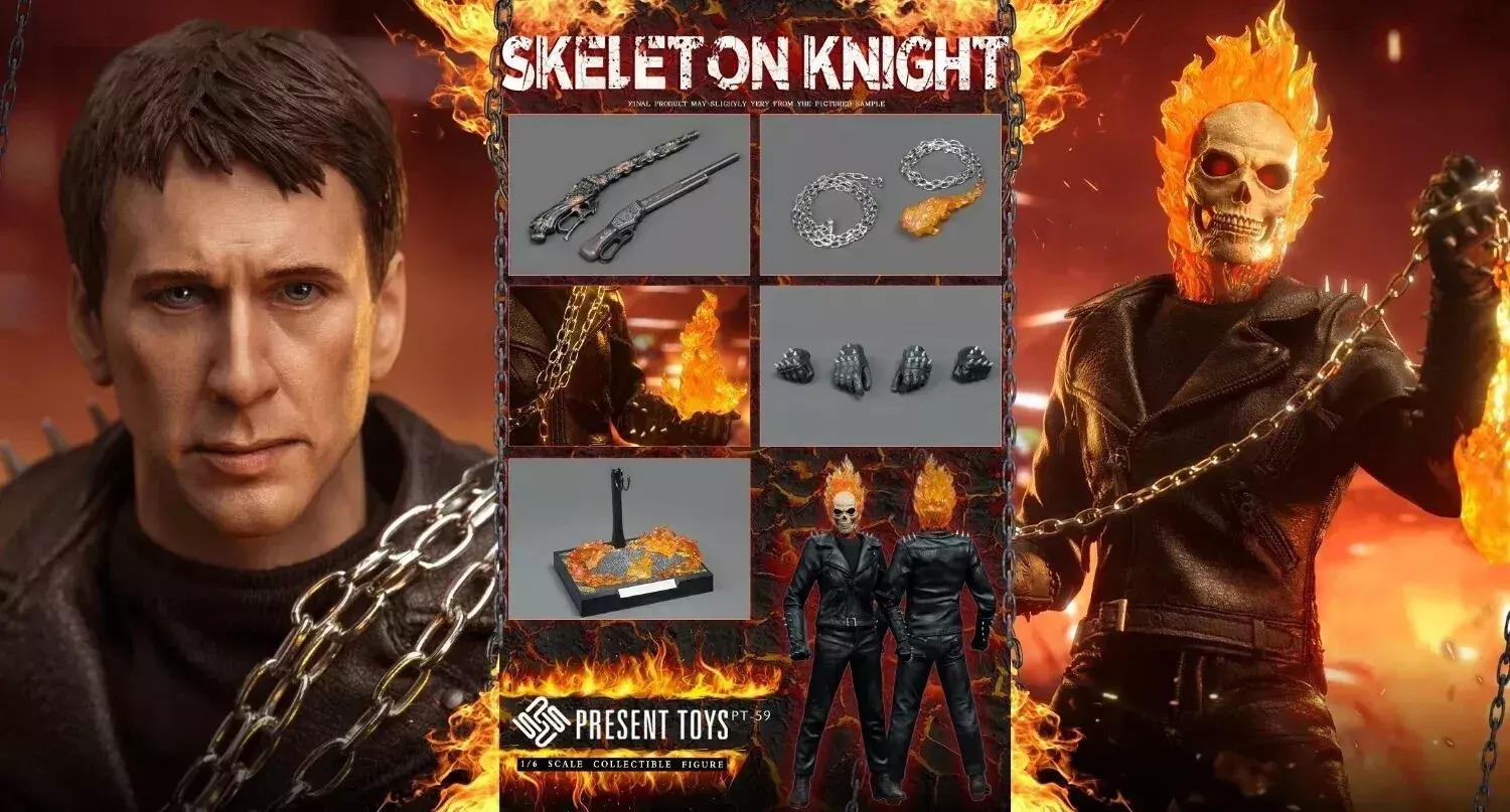 PRESENT TOYS PT-sp59 1/6 Ghost Rider Nicolas Cage Figure