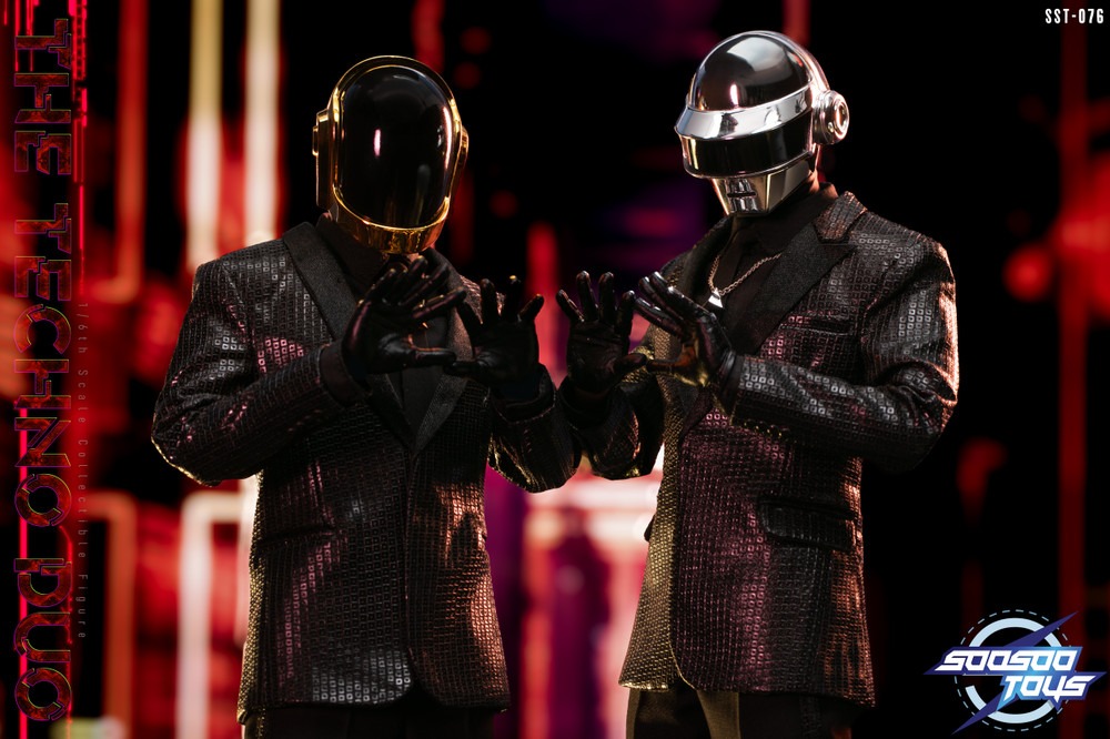 Pre-order! Soosootoys SST076 1/6 Techno Duo Figure Set Daft Punk EDM