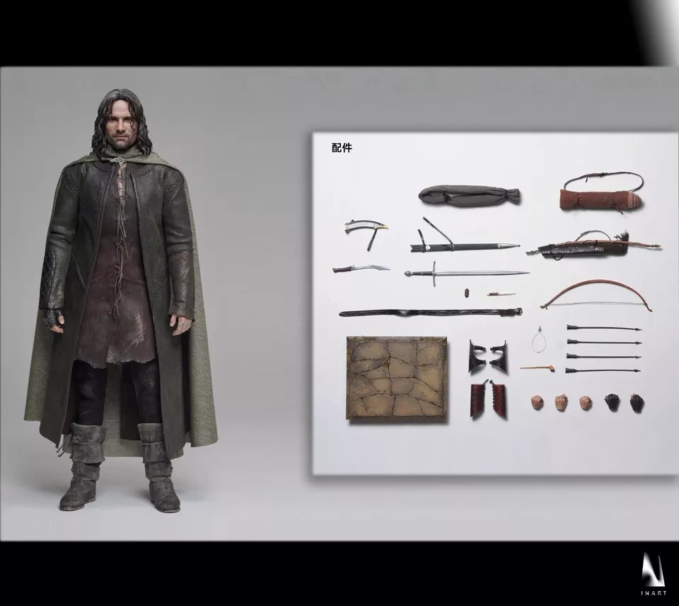 INART A005S1 1/6 Lord of the Rings Aragorn Figure Standard Ver