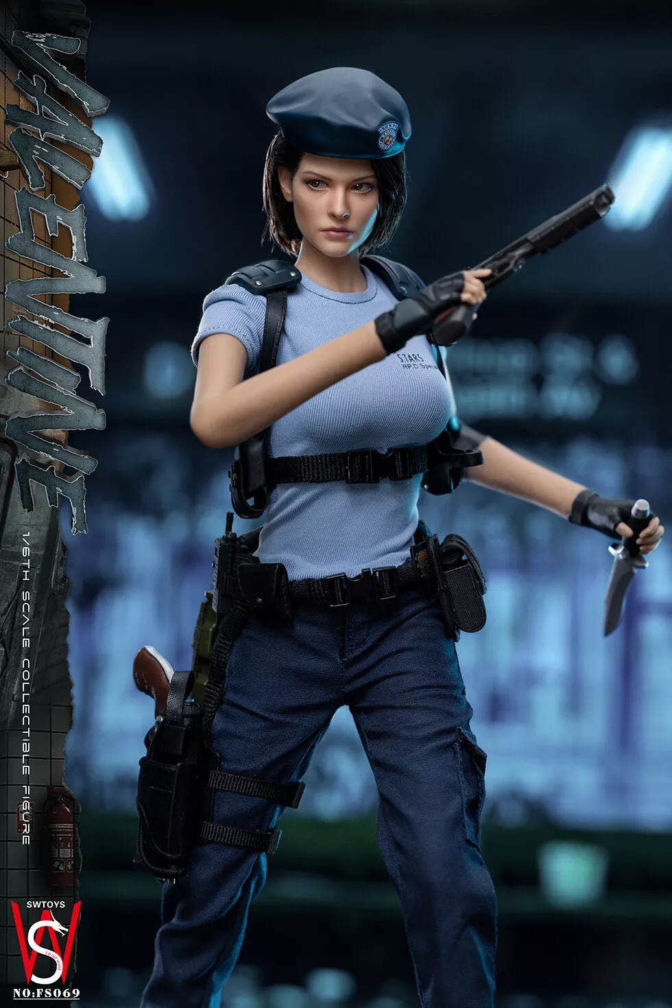 Pre-order! SWTOYS FS069 1/6 Jill Valentine Resident Evil Policewomen Figure Toy
