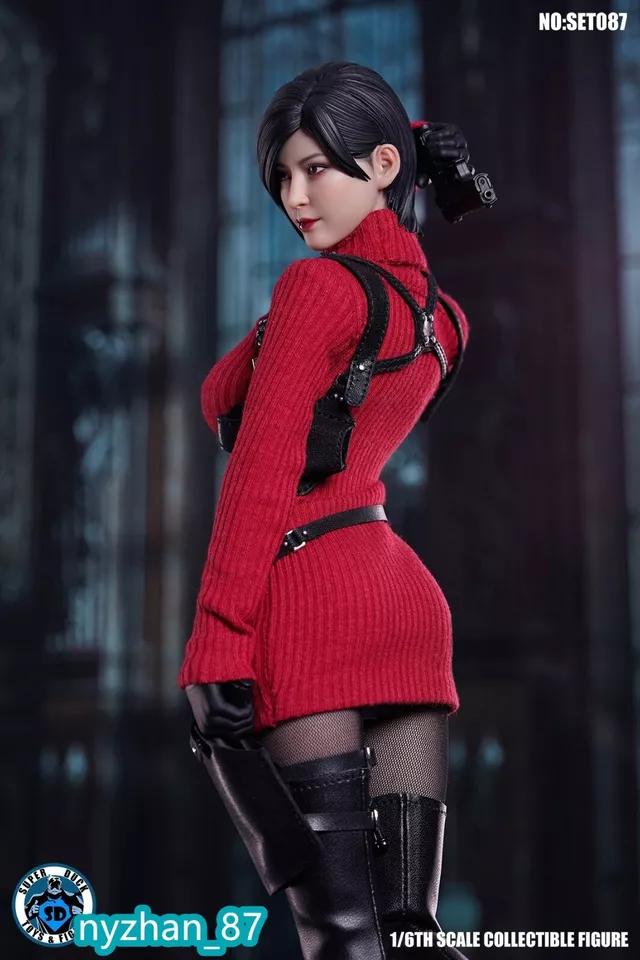 SUPER DUCK SET087 Ada Wong Resident Evil 1/6 Clothing & Head with TBL Body