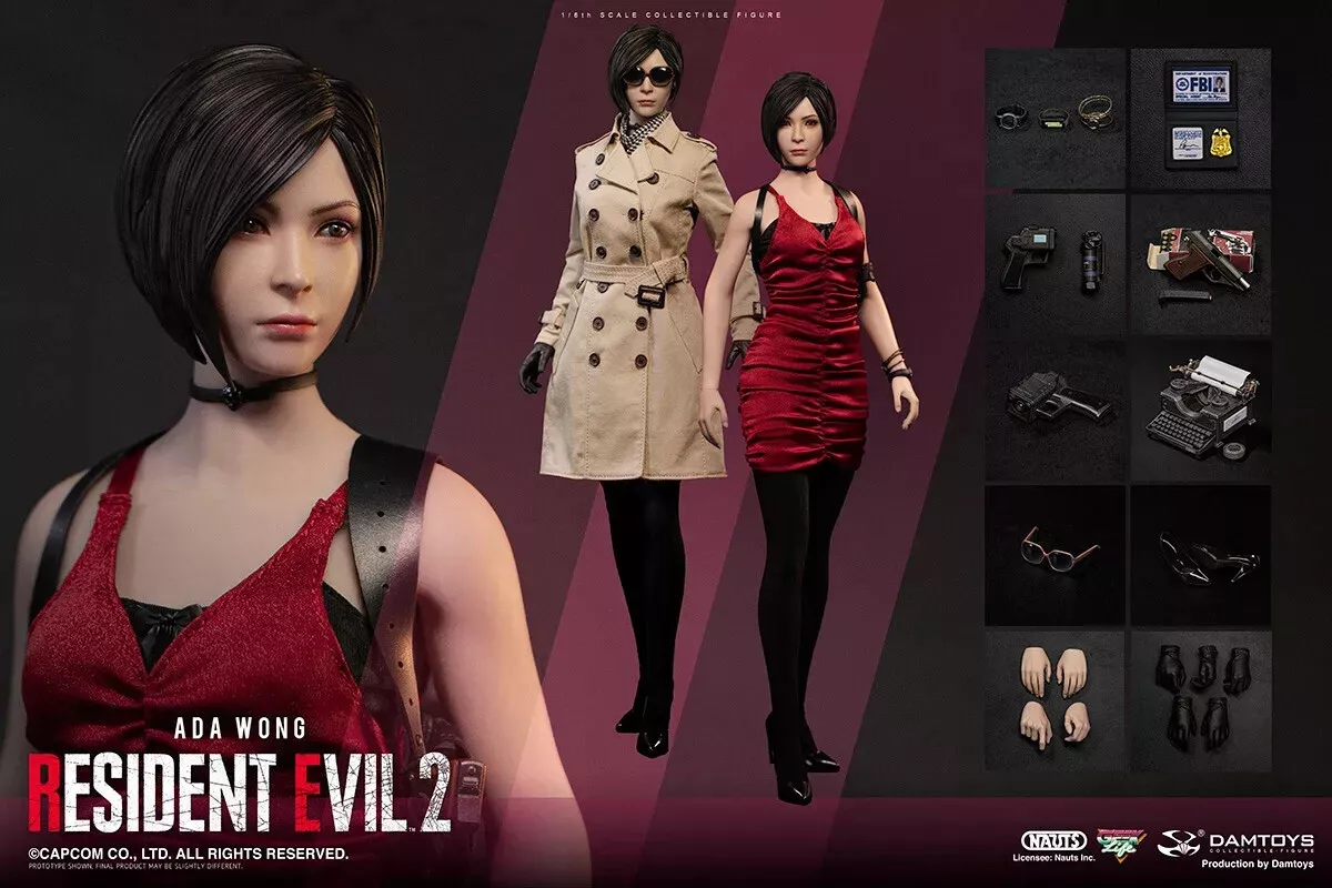 NAUTS x DAMTOYS DMS039 1/6 Resident Evil 2 Ada Wong 12" Figure