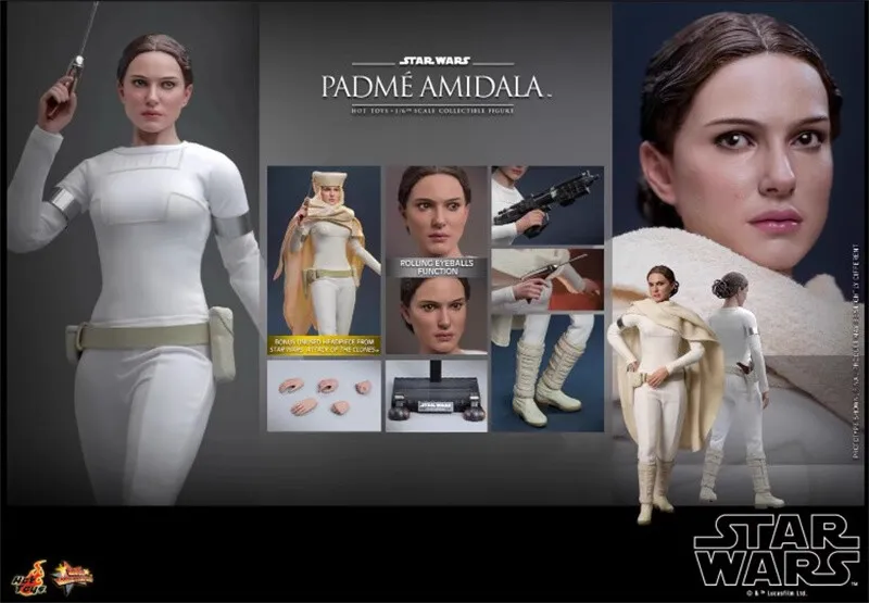 Hot Toys MMS678 STAR WARS II: ATTACK OF THE CLONES 1/6 PADMÉ AMIDALA Padme