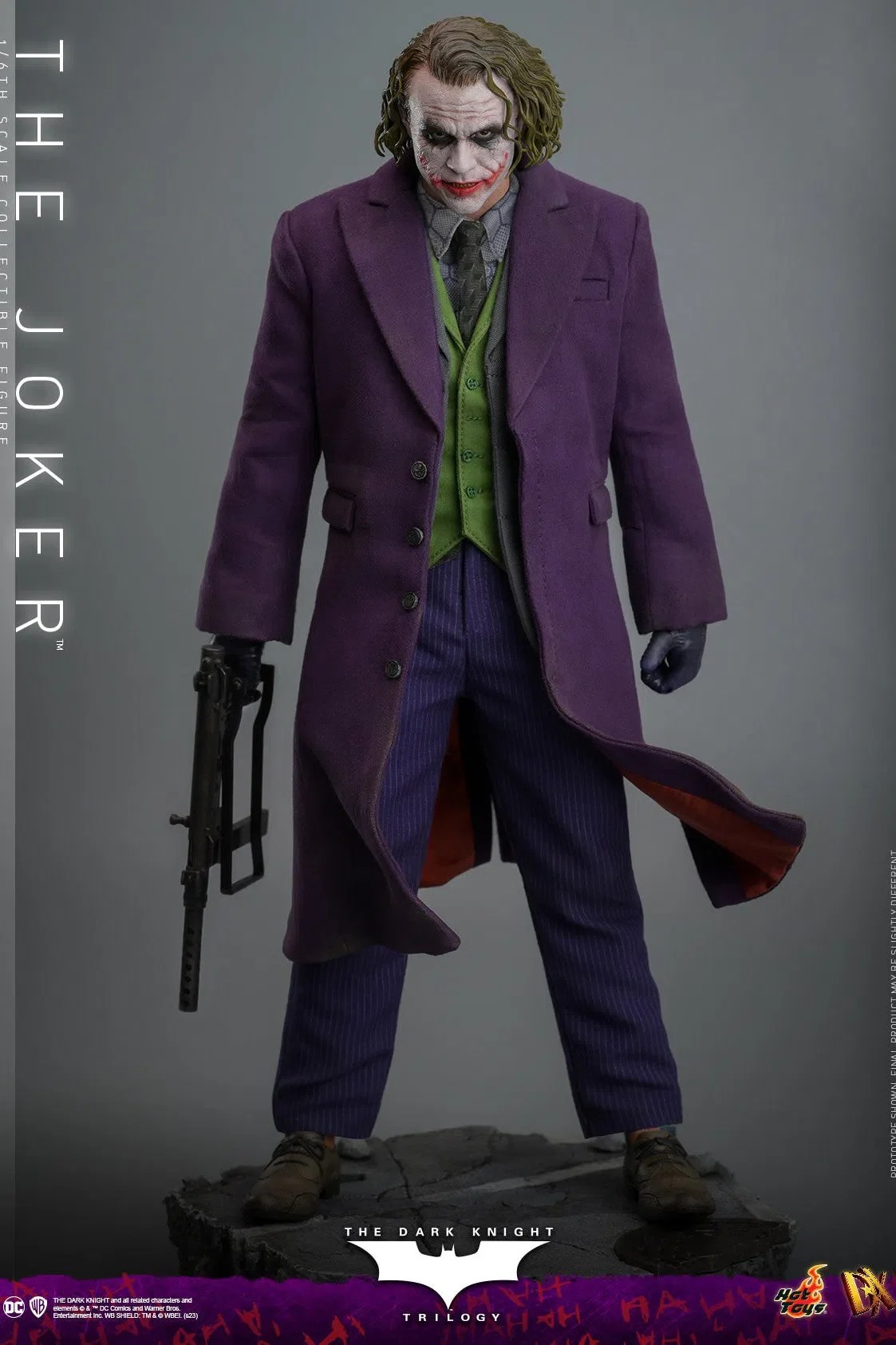 In stock! Hot Toys DX32 The Dark Knight Trilogy 1/6 The Joker Figure Sculpted Hair (Standard Edition)
