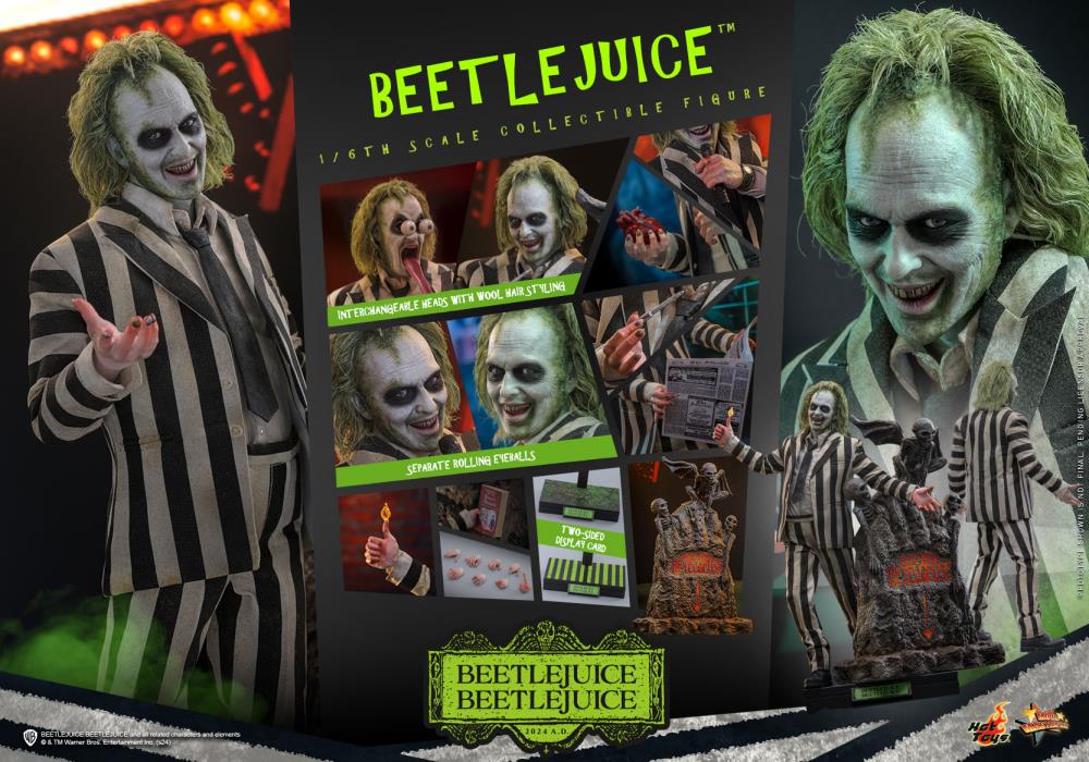 Pre Order! Hot Toys MMS767 Beetlejuice 1/6 Beetlejuice Figure