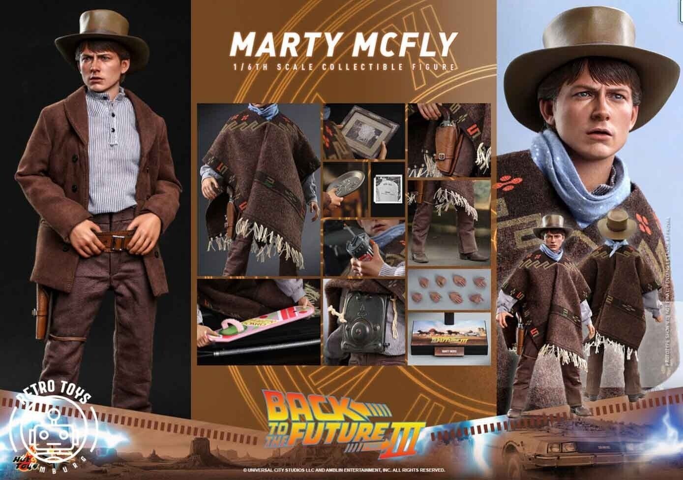 Hot Toys MMS616 Back to the Future Part III 1/6 Marty McFly Figure