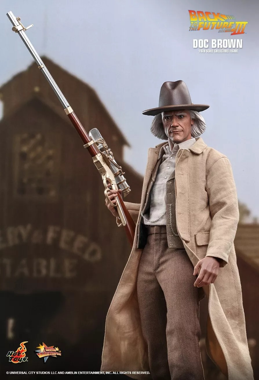 Hot Toys Back to Future III Doc Brown MMS617 1/6 Figure