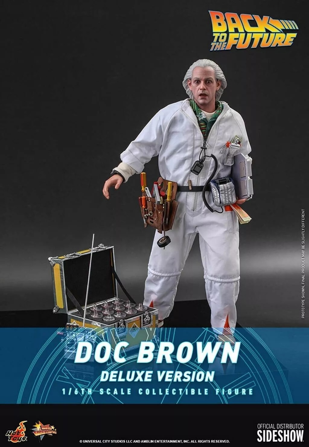 Hot Toys MMS610 BACK TO THE FUTURE 1/6 DOC BROWN (DELUXE VERSION)