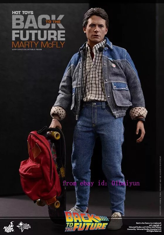 Hot Toys Mms257 Back To The Future Marty Mcfly 1/6 Figure