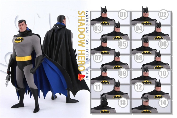 In Stock! S-HERO SH006 Animation Batman 1/6 shadow hero Figure 