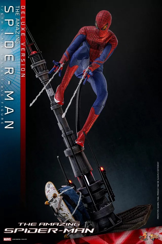 In stock! Hot Toys Deluxe MMS772 The Amazing Spider-Man 1/6 Action Figure Spiderman
