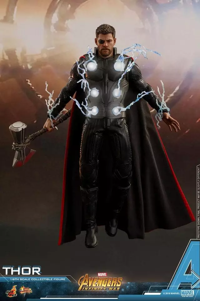 Hot Toys MMS474 Avengers 3 Infinity War Thor 1/6 God of Thunder Figure 