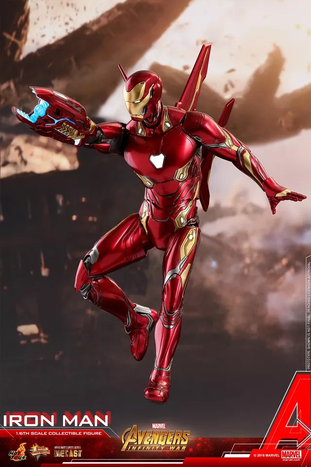 Hot Toys 1/6 MMS473D23 Mark 50 Avengers Infinity War Iron Man MK50 Figure
