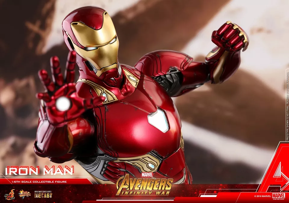Hot Toys 1/6 MMS473D23 Mark 50 Avengers Infinity War Iron Man MK50 Figure
