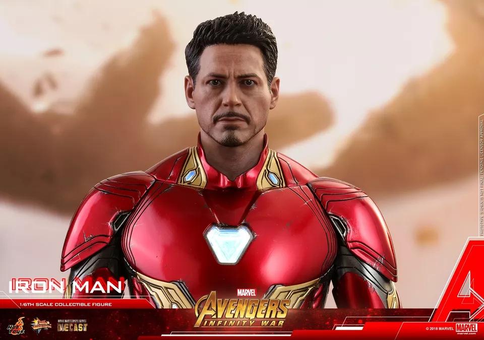 Hot Toys 1/6 MMS473D23 Mark 50 Avengers Infinity War Iron Man MK50 Figure