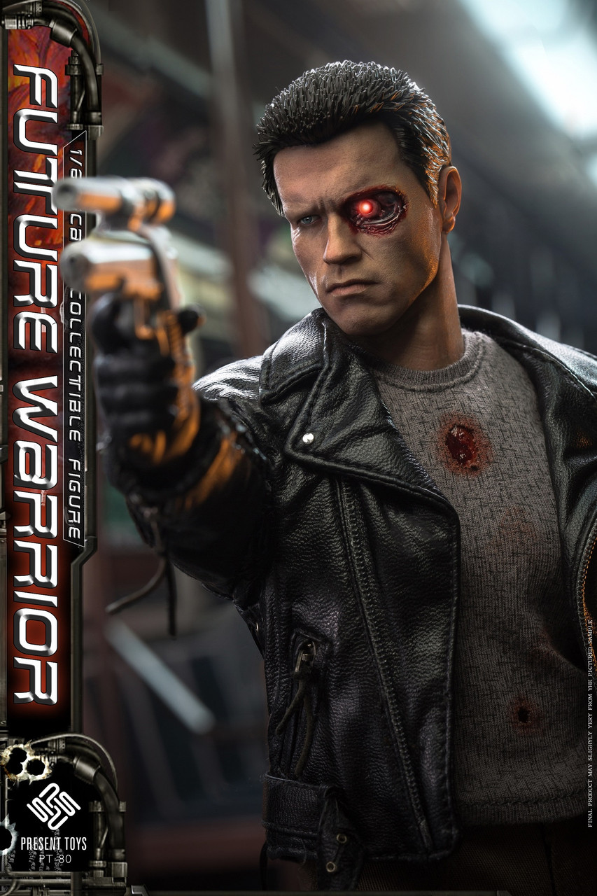 Pre-order! PRESENT TOYS PT-sp80 1/6 The Terminator T800 Arnold Figure