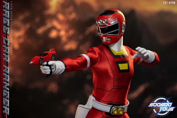 Pre order! Soosootoys SST074A turbo red ranger 1/6 Figure power rangers toy
